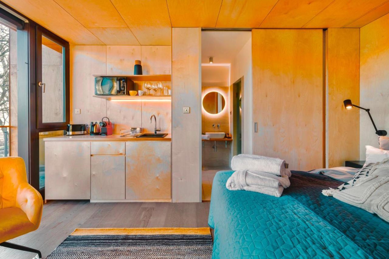 Apartmán Treehouses Kapolcs Zalapetend Exteriér fotografie